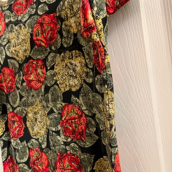 LuLaRoe Julia Rose Print Dress - Picture 6 of 9